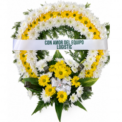 CO01 - Corona de Flores para Homenajes Fúnebres | Coronas de Condolencias