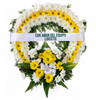 CO01 - Corona de Flores para Homenajes Fúnebres | Coronas de Condolencias