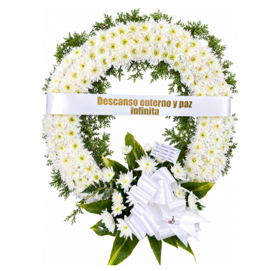 CO03 - Corona de Flores para Homenajes Fúnebres | Coronas de Condolencias