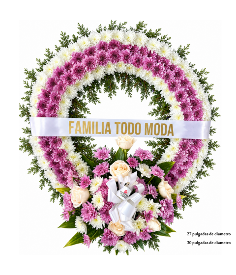 CO03 - Corona de Flores para Homenajes Fúnebres | Coronas de Condolencias