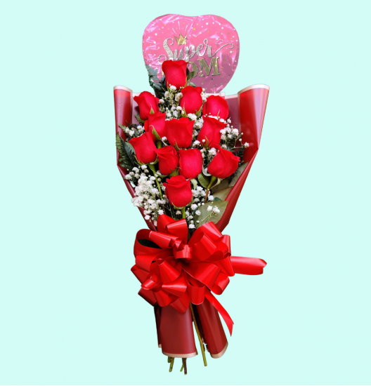 MD08 - Ramo de 12 Rosas