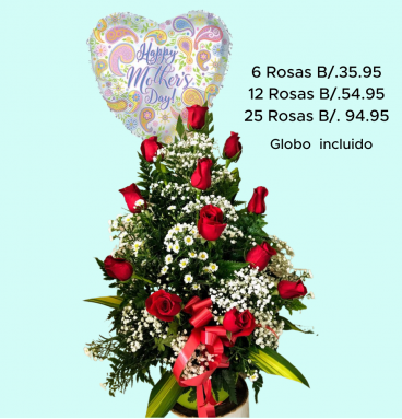 MD22 - Arreglo de Rosas Rojas