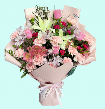 MD39 - Ramo Elegancia Rosada – Especial Día de las Madres