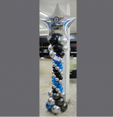 CG03Columna de Globos Diseño Romano