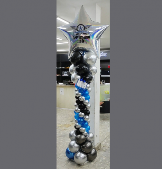 CG03Columna de Globos Diseño Romano