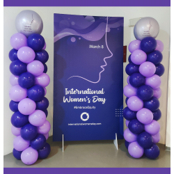 CG01 - Columnas Espirales de Globos para una Decoración de Eventos Impresionante