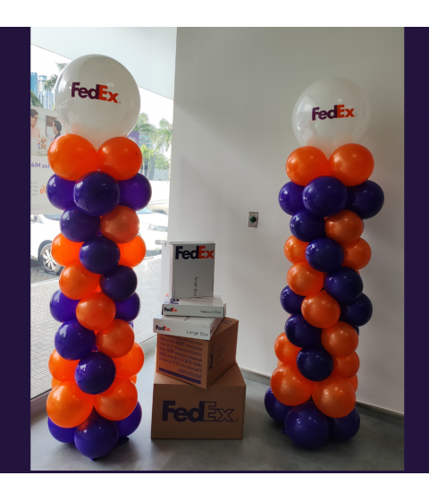 CG01 - Columnas Espirales de Globos para una Decoración de Eventos Impresionante