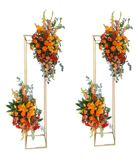 PD03 Pedestal floral para eventos elegantes