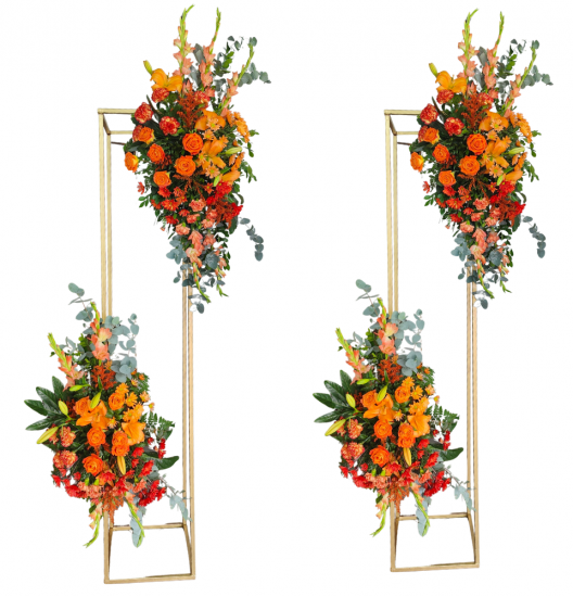 PD03 Pedestal floral para eventos elegantes