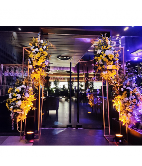 PD03 Pedestal floral para eventos elegantes