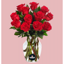 VD11 - Vase of 12 roses