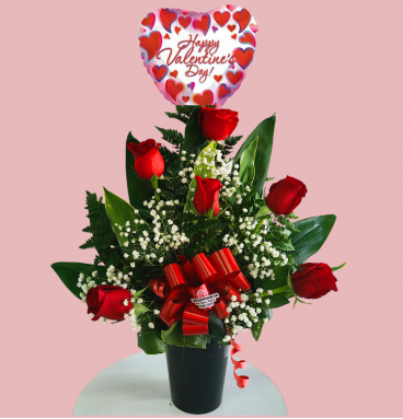 VD14 - 6 Roses Arrangement