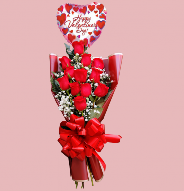 VD06 - Bouquet of 12 Roses