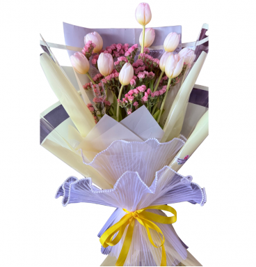 TL01 - Bouquet Encanto Rosa de Tulipanes